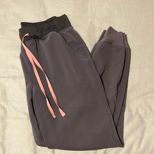 Figs high waisted Zamora scrub pants charcoal medium